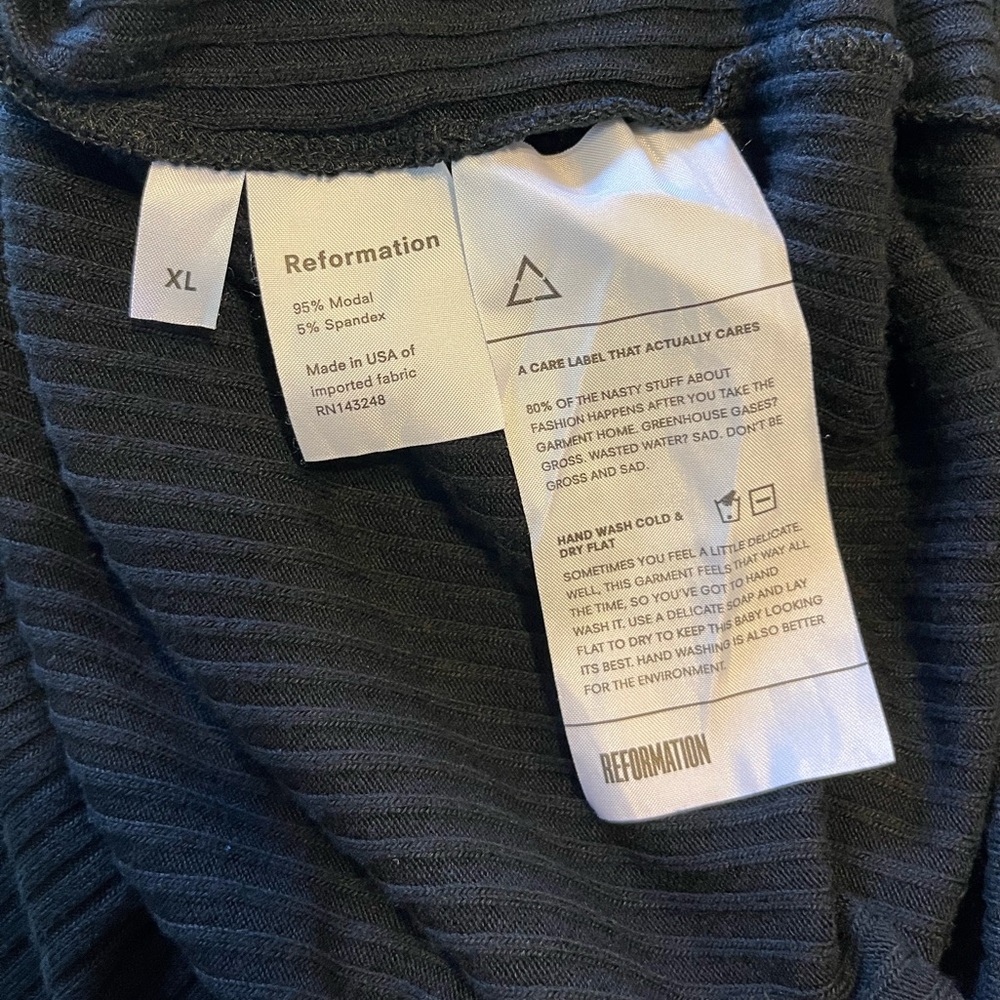 REFORMATION Ribbed Sweater Dress - Picture 8 of 9